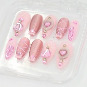 Pink Velvet - Press On Nails Kit