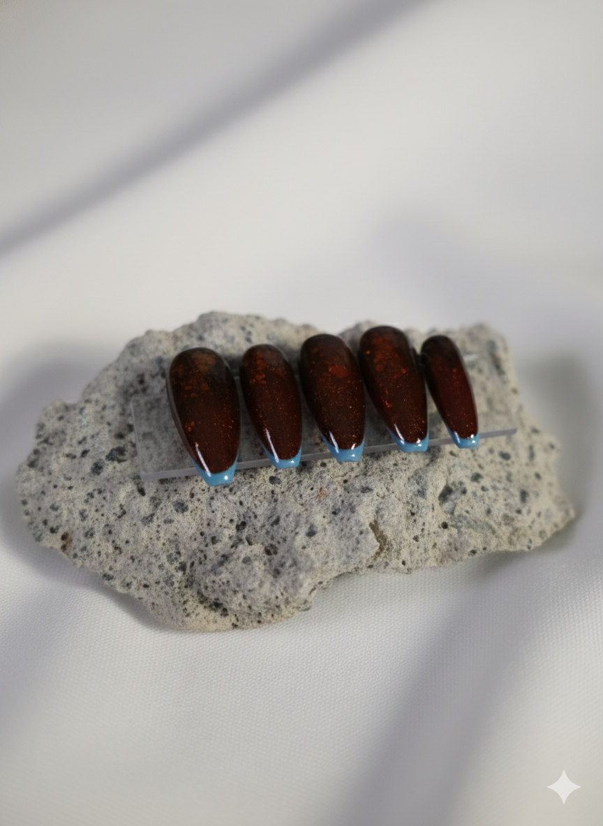 Blue Shift - Press On Nails Kit - Imagen 2